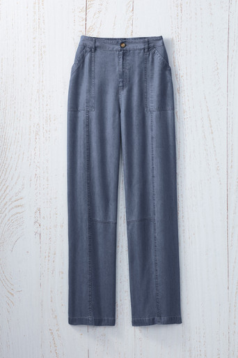 Comfort Waist TENCEL™ Seamed Pants - Coldwater Creek