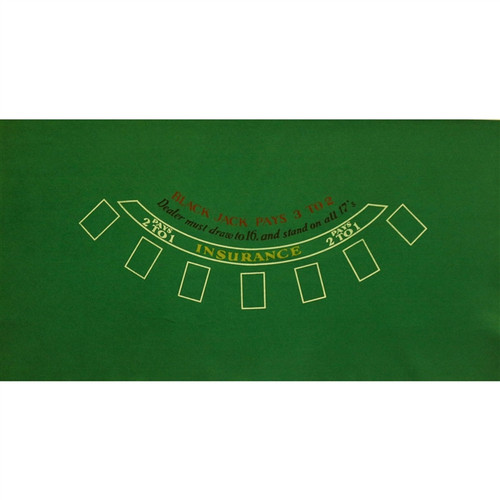 36"x72" Blackjack Layout