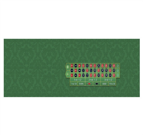 52" x 120" Professional Roulette Layout