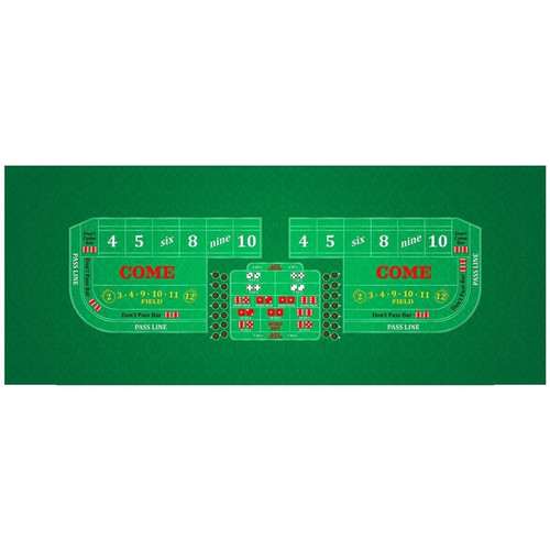 Green Craps Felt 10 Foot