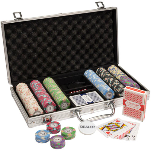 300 Milano Poker Chip Set with Aluminum Case