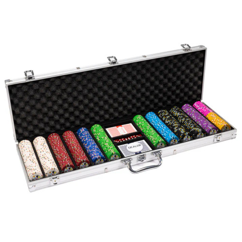 600 Desert Heat Poker Chip Set with Aluminum Case