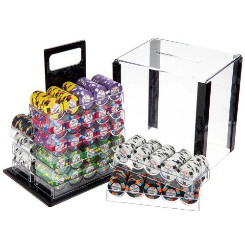 1000 Phoenix Poker Chip Set with Acrylic Carrying Case