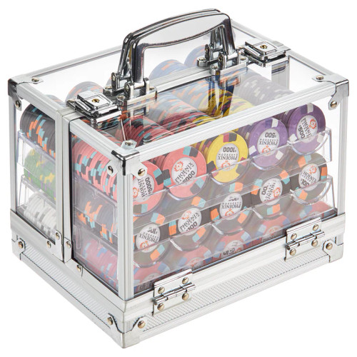 600 Phoenix Poker Chip Set with Acrylic Carrying Case