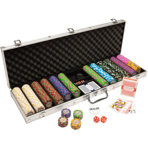 600 'The Mint' Poker Chip Set with Aluminum Case