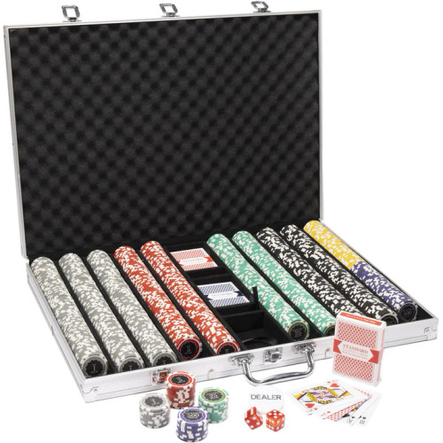 1,000 Eclipse Poker Chip Set with Aluminum Case