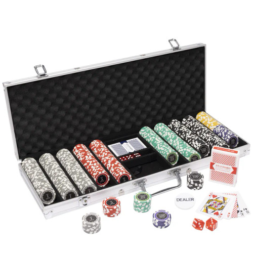 500 Eclipse Poker Chip Set with Aluminum Case