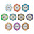 300 Monte Carlo Poker Chip Set with Aluminum Case
