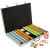 1,000 Monte Carlo Poker Chip Set with Aluminum Case