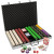 1,000 Desert Heat Poker Chip Set with Aluminum Case