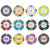 1000 Poker Knights Poker Chip Set with Rolling Aluminum Case