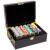 500 Ace Casino Poker Chip Set with Black Mahogany Case