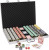 1,000 Black Diamond Poker Chip Set with Aluminum Case