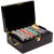 500 Eclipse Poker Chip Set with Black Mahogany Case