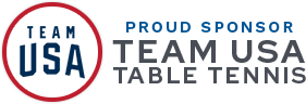 Proud Sponsor Team USA Table Tennis