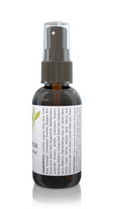 (All ingredients 100% Organic/sustainably wildcrafted) Oils of Sunflower seed, Hempseed, Grapeseed oil, Coconut, Olive, Apricot, Almond, Jojoba, Evening Primrose, Kukui Nut & Sea Buckthorn. Herbal infusions of Neem leaf, Gotu Kola, Horsetail, Chickweed, Comfrey, Slippery Elm, Yucca Root, Peppermint, Bladderwrack, Lavender flowers, Alfalfa, Calendula flowers, Skullcap, Bilberry, Ginkgo leaf, Green Tea, Hawthorn Berry, Marshmallow Root, St. John’s Wort, Yerba Mate, White Willow Bark, Stevia leaf & rosemary leaf. Essential oils of Helichrysum & German Chamomile.