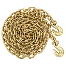 1/2in. X 20ft. Grade 70 Chain With Grab Hooks Domestic