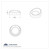 CHROME PLASTIC SMALL GAUGE BEZEL WITH VISOR