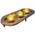Stainless Steel Oval Adapter Plate w/ 3x 3/4'' Light Holes