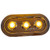 Stainless Steel Oval Adapter Plate w/ 3x 3/4'' Light Holes