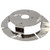Stainless Steel 4 Bolt Breather Bracket w/ 1x Watermelon Light Hole