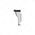 Chrome Plastic Toggle Switch Label Cover With Visor For 2002+ Peterbilt (Card Of 6)
