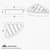 Chrome Plastic A/C Vent For 2001-2005 Peterbilt - Driver