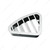 Chrome Plastic A/C Vent For 2001-2005 Peterbilt - Driver