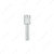 Chrome Piston Door Lock Knobs (2Pc/Set)