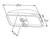 Small Rectangular License Light