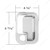 Chrome Exterior Door Handle Cover For 2003+ Kenworth & 2004+ Peterbilt Trucks- Pair (Driver & Passenger)