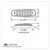 12 LED Reflector Rectangular Light With Bezel (Clearance/Marker) - Red LED/Red Lens