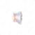 5 LED Reflector Light (Auxiliary/Utility) With Side Ditch Light - Amber LED/Clear Lens (Card)