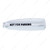 Chrome Plastic "Not For Parking" Trailer Brake Lever Cover For 2006+ Kenworth