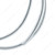 72" Long Chrome Wire Loom - 3/4" Diameter