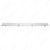 2" X 24" 304 Stainless Steel Top Mud Flap Plate - Bolt Thru