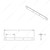 2" X 24" 304 Stainless Steel Top Mud Flap Plate - Bolt Thru