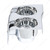 Chrome Cup Holder For 2006+ Kenworth W900/T800