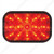 15 LED Rectangular Light (Stop, Turn & Tail) - Red LED/Red Lens