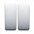 Peterbilt Stainless Vent Door Cover - Plain (Card of 2)
