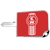Rectangular Big Key Cover KW Logo Red 440