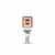 Clear Amber/Red Clearance Marker Mini Double Face Rectangular Light