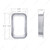 Chrome Interior View Window Trim For Kenworth W900L (1990-2005) And T800 (1986-2005)