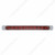 11 LED 17" Light Bar (Stop, Turn & Tail) With Chrome Bezel - Red LED/Red Lens