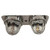 Stainless Steel Dome Light Bracket w/ 2 Watermelon Light Holes