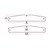 24" Bolted Angled Bottom Mud Flap Weight