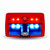 Oval USA Flag Projector LED Door Light - Driver Side