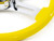 18" 4 Spoke Yellow Steering Wheel