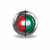 3/4" RED MARKER TO GREEN AUXILIARY ROUND LED LIGHT - 2 DIODES 3/4" RED MARKER TO GREEN AUXILIARY ROUND LED LIGHT - 2 DIODES