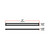 12" CLEAR GREEN AUXILIARY CENTER GLOW STRIP LED LIGHT - 60 DIODES
